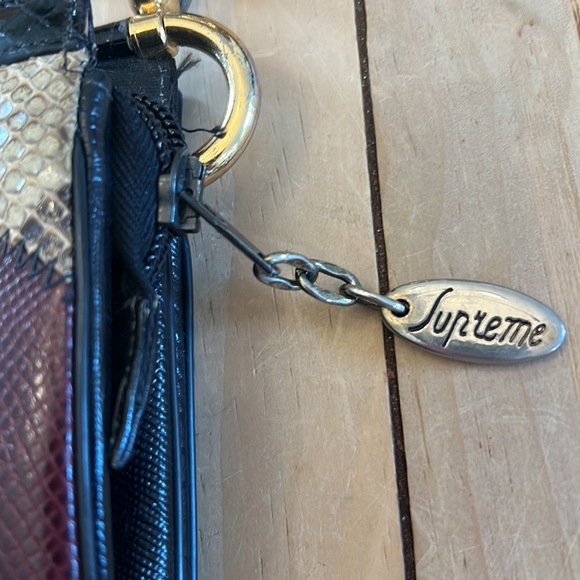 70s “Bags by Supreme” Exotic Patchwork Genuine Snakeskin/Python/Lizard Hand-Bag - Picture 13 of 16